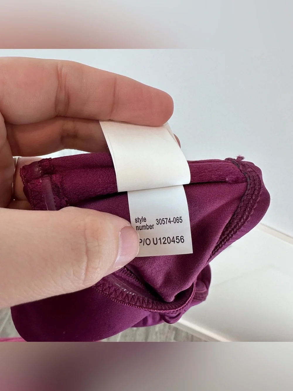 NWOT Seafolly Purple Vacation Beach Bustier Bandeau Swim Bikini Top Size 4